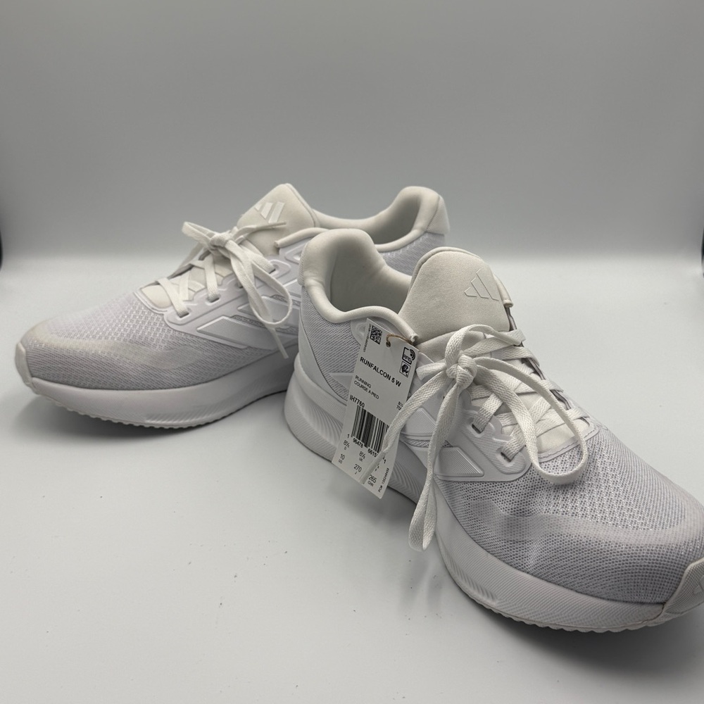 Adidas Runfalcon 5 W Women’s Running Shoes White Size‎ 10 New With Box
